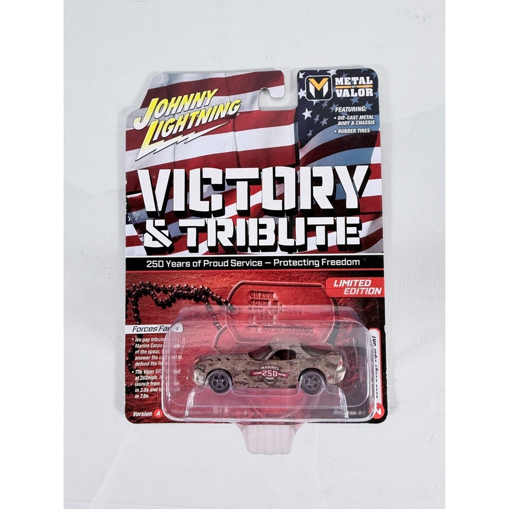 Johnny Lightning Marine Corp 250 years 2008 Dodge Viper SRT Version A Semper Fi